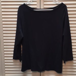 L.L. Bean 3/4 sleeve top